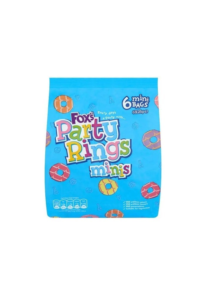 Fox's Party Rings Mini Biscuit Pack